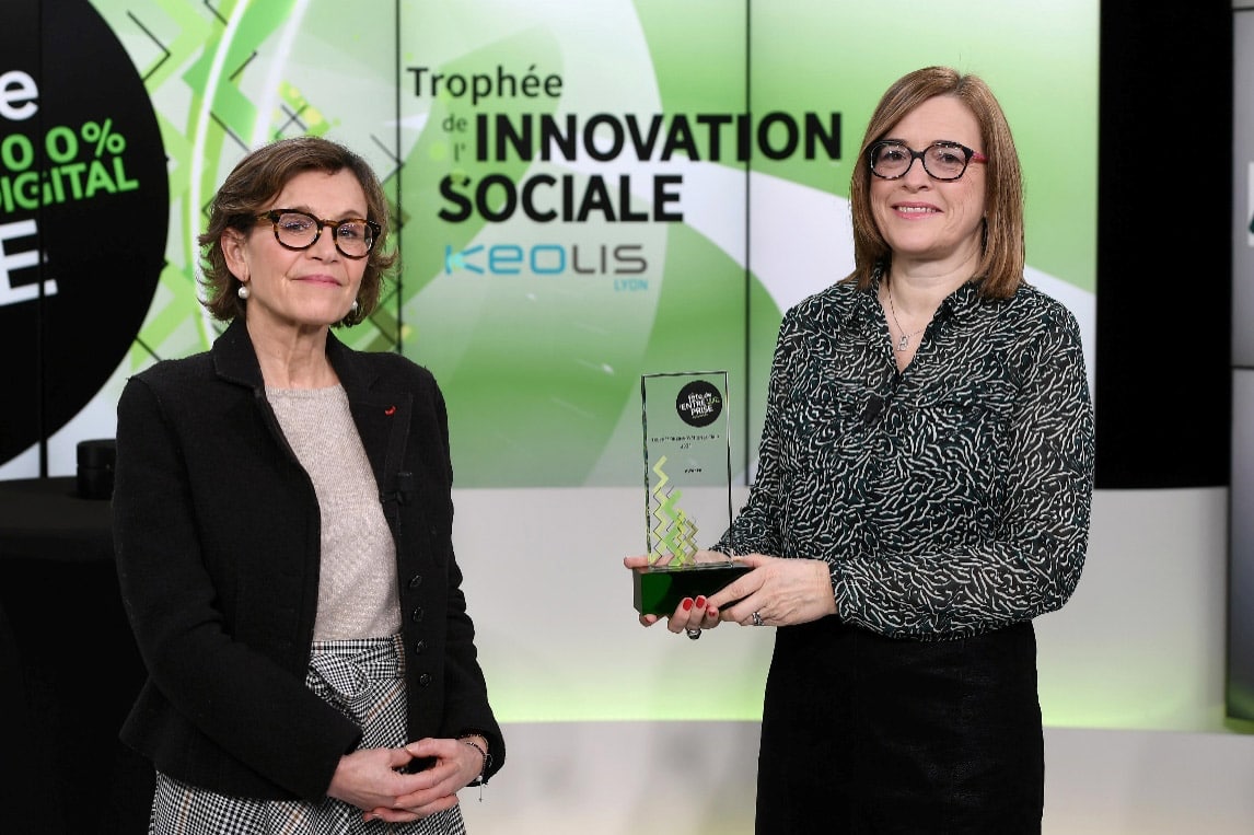 Trophée innovation sociale 2021 Isabelle Moyon Awaker Lyon